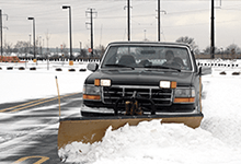 Snow plowing