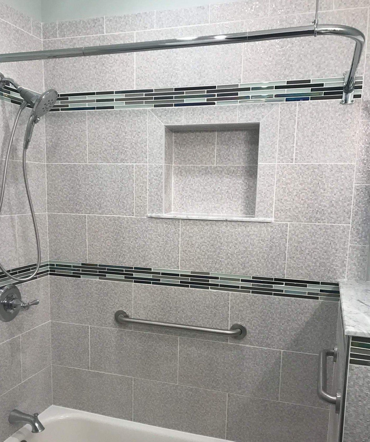 bathroom remodeling by La Teja Contractors & Landscaping Inc.