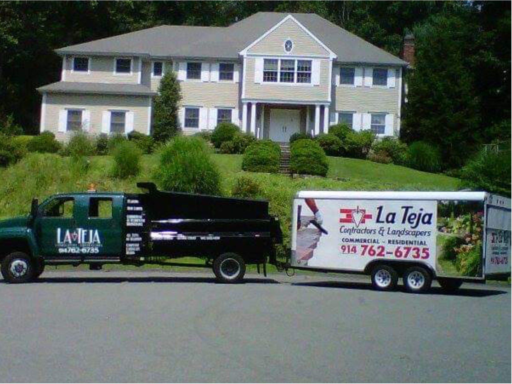 landscaping by La Teja Contractors & Landscaping Inc.