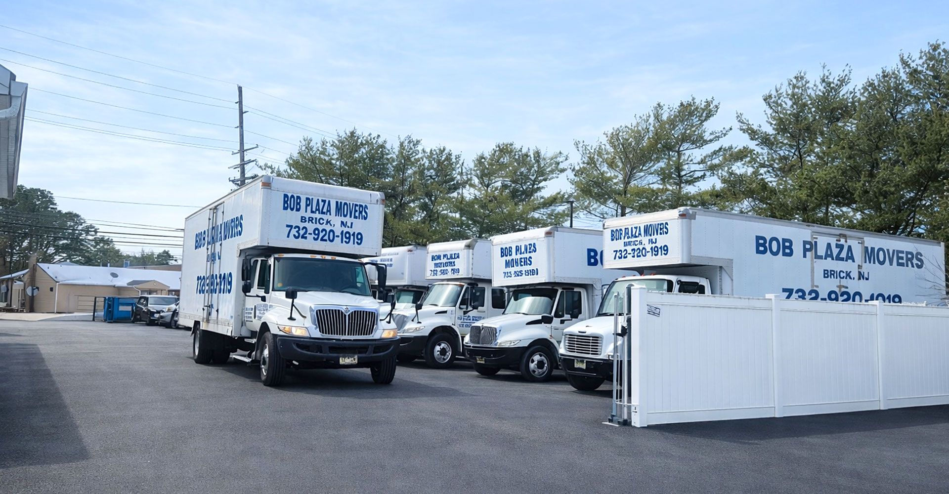 Moving trucks, branded 