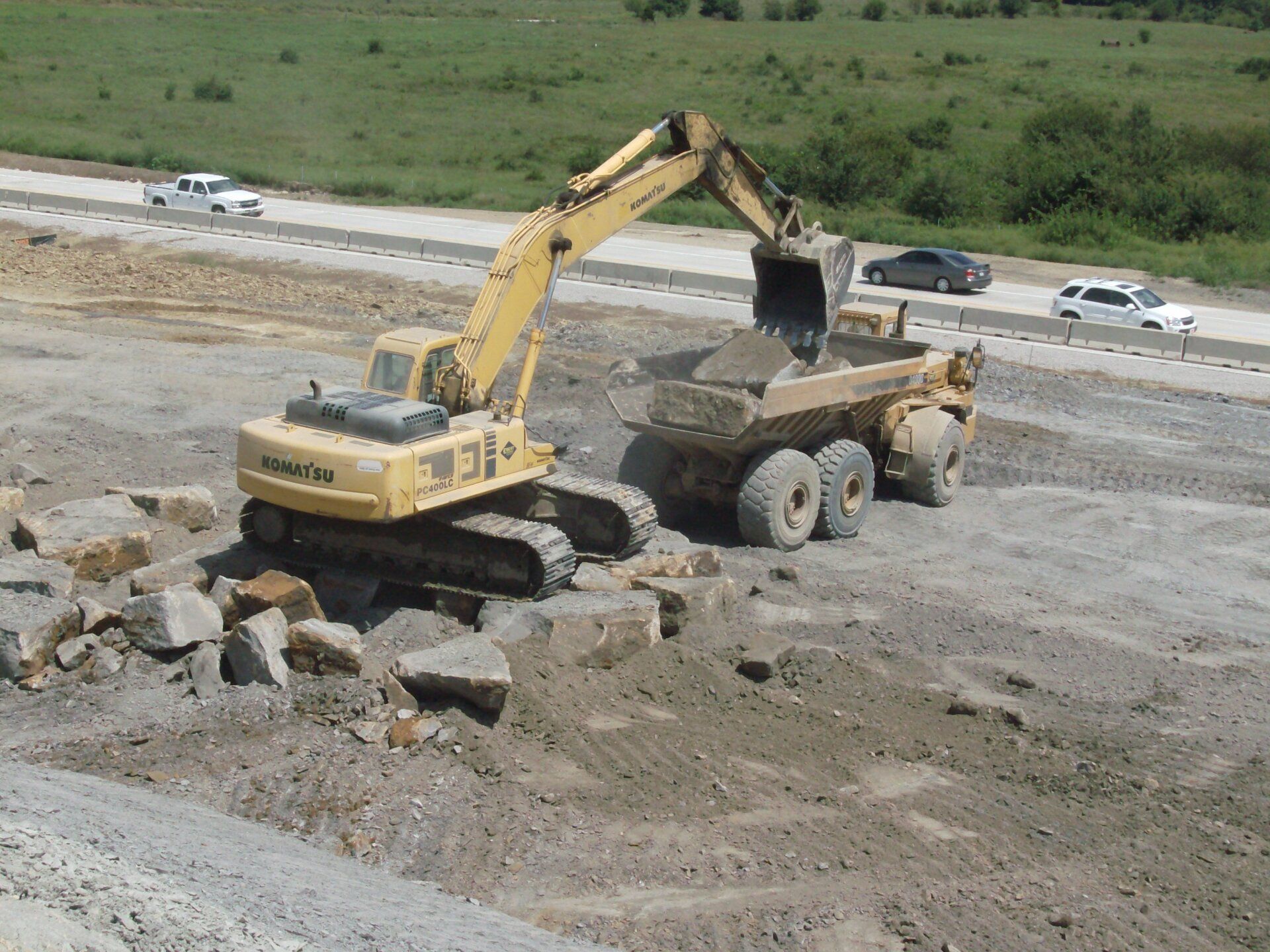 Road construction