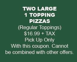 Two Large Pizza