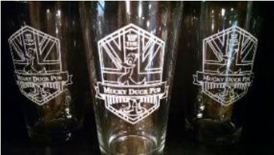 Lot of (2) 1996 California Small Brewers Festival Pilsner Beer Glasses  Excellent