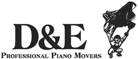 D & E Professional Piano Movers - Logo