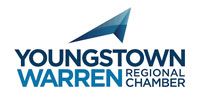 Logo of Youngstown Warren Regional Chamber. Teal and blue design, with text.