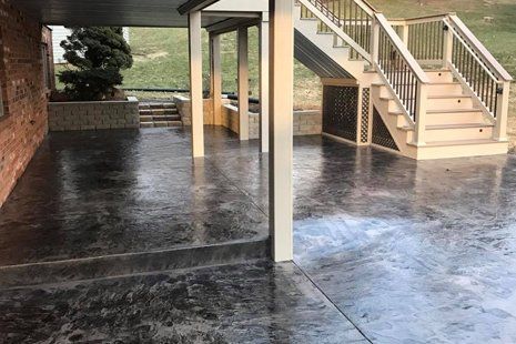 Concrete floor