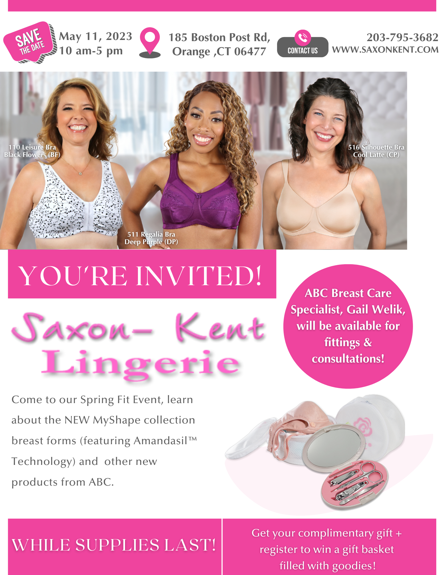 Breast Care Bras, Prostheses, and Shapers