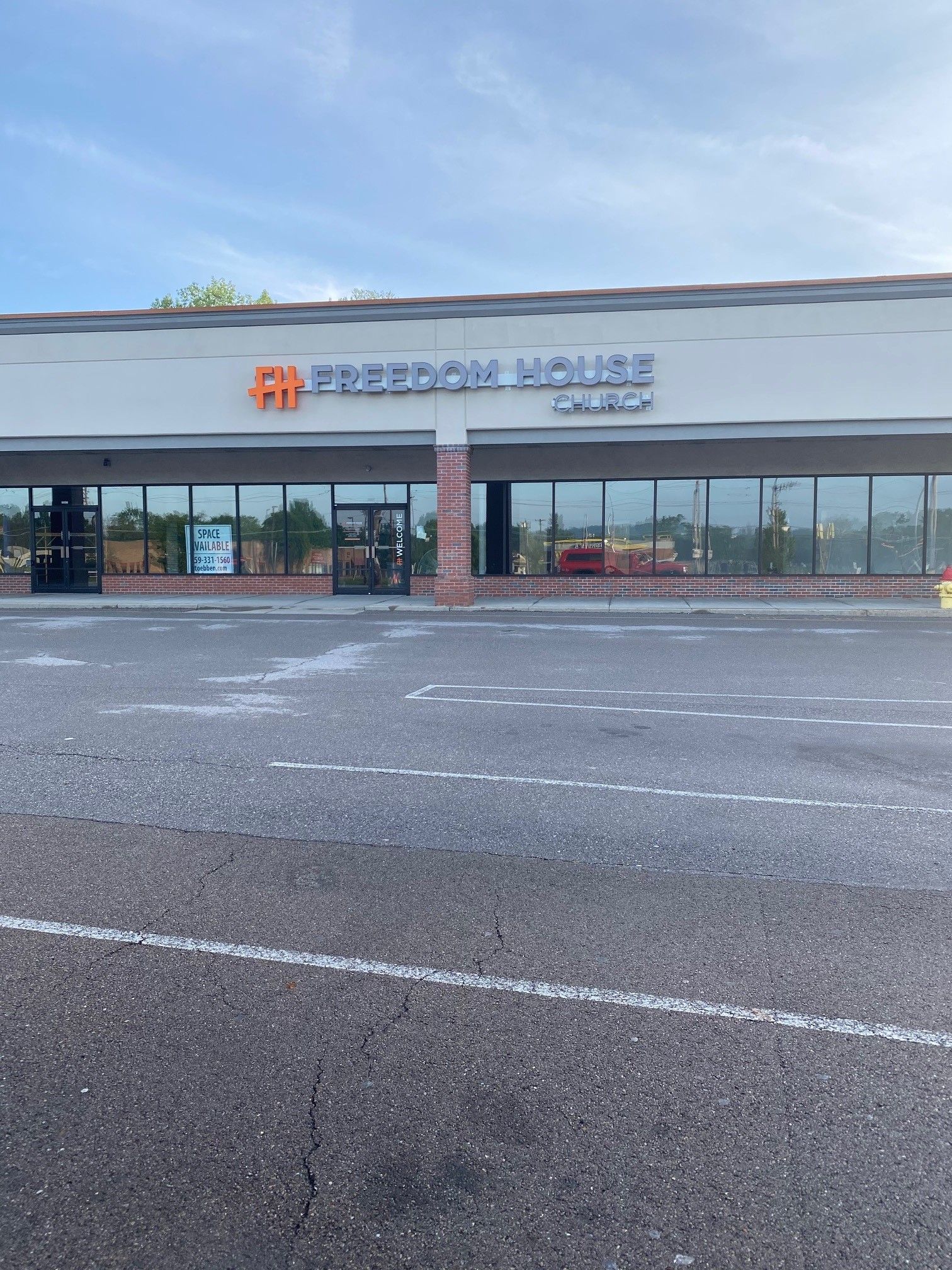 Freedom House Church channel sign