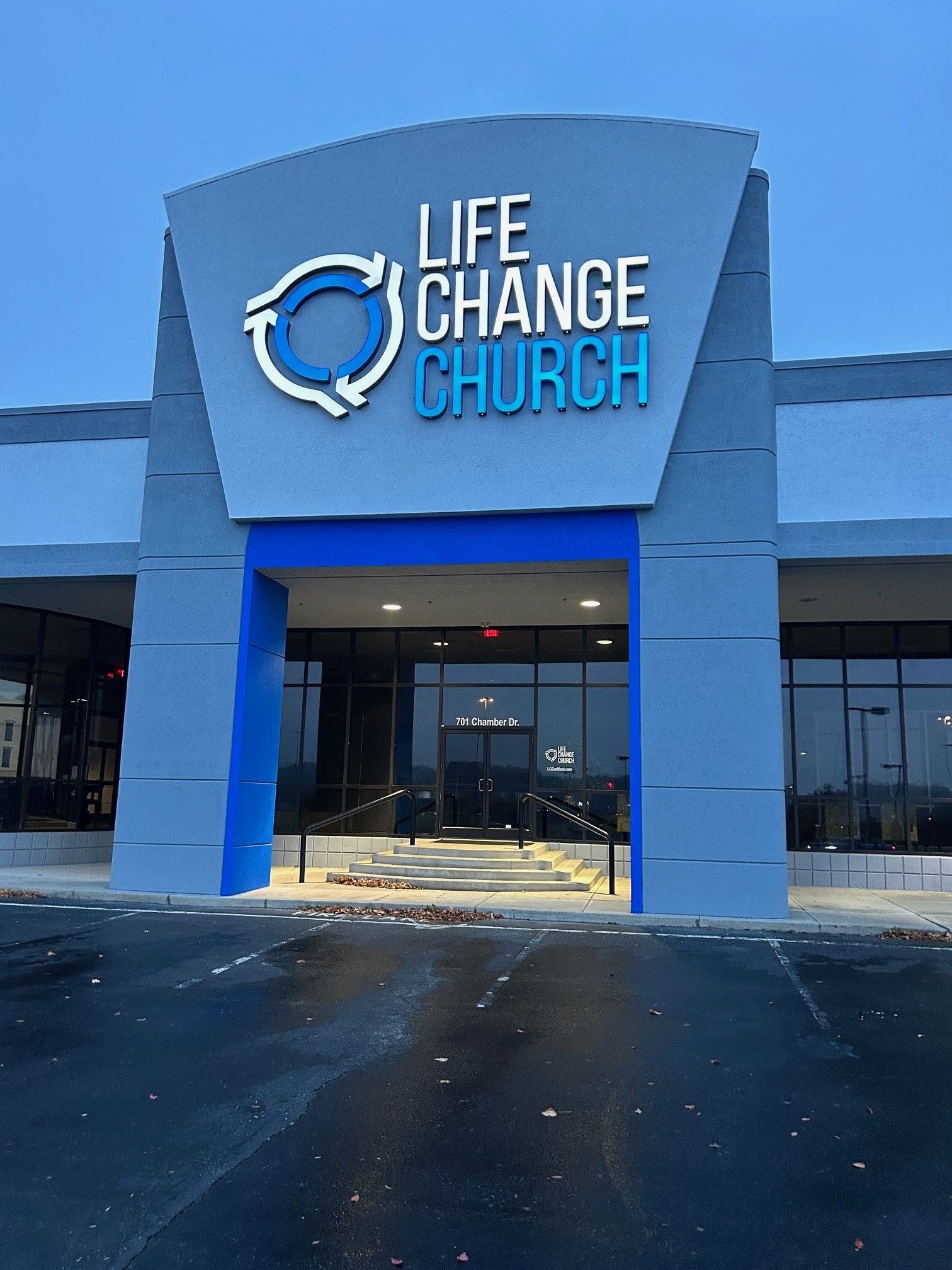 Life Change Church channel sign