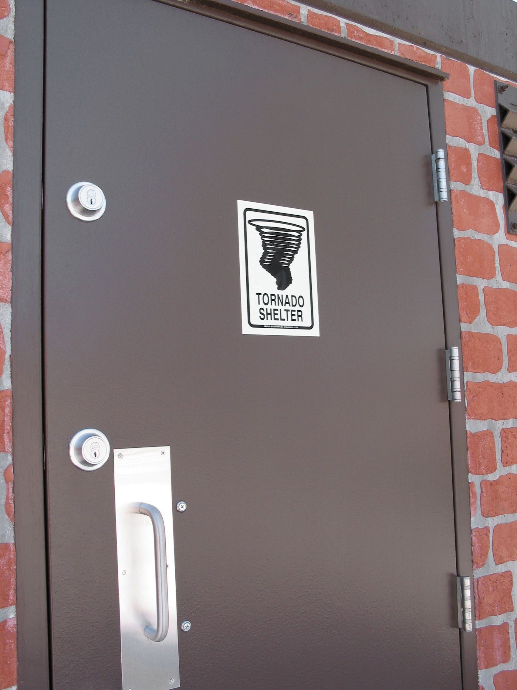 Above ground tornado shelters