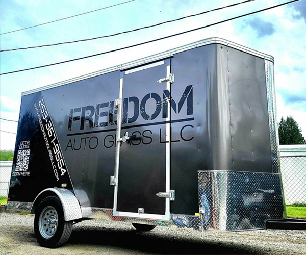 Auto glass trailer