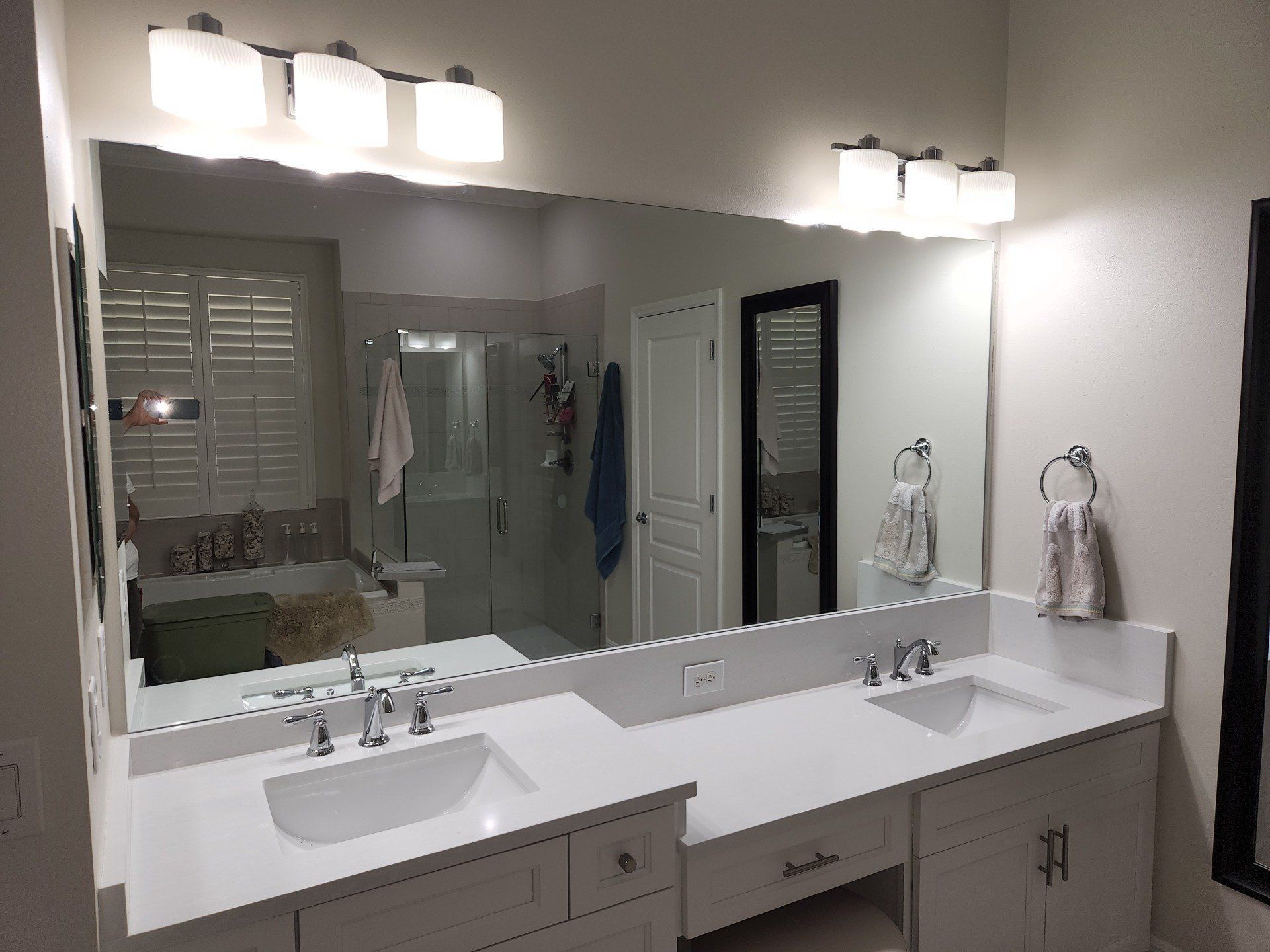 Mirror and glass work