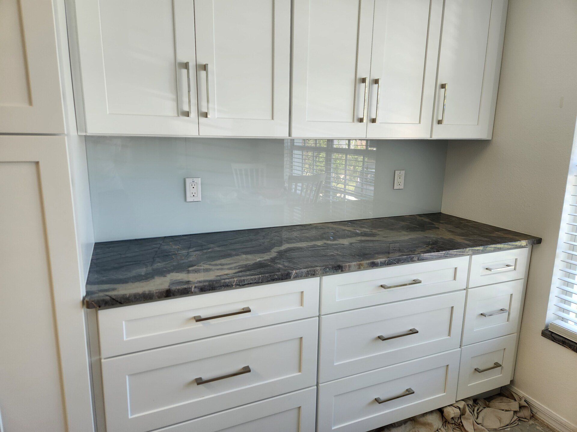 Mirror and glass work