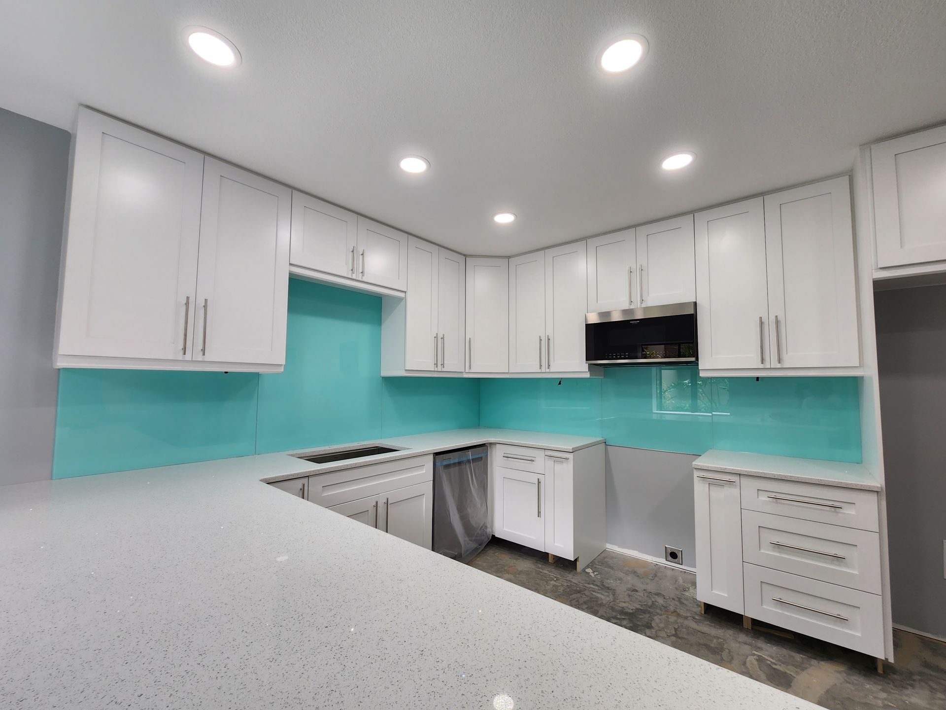 Mirror and glass work