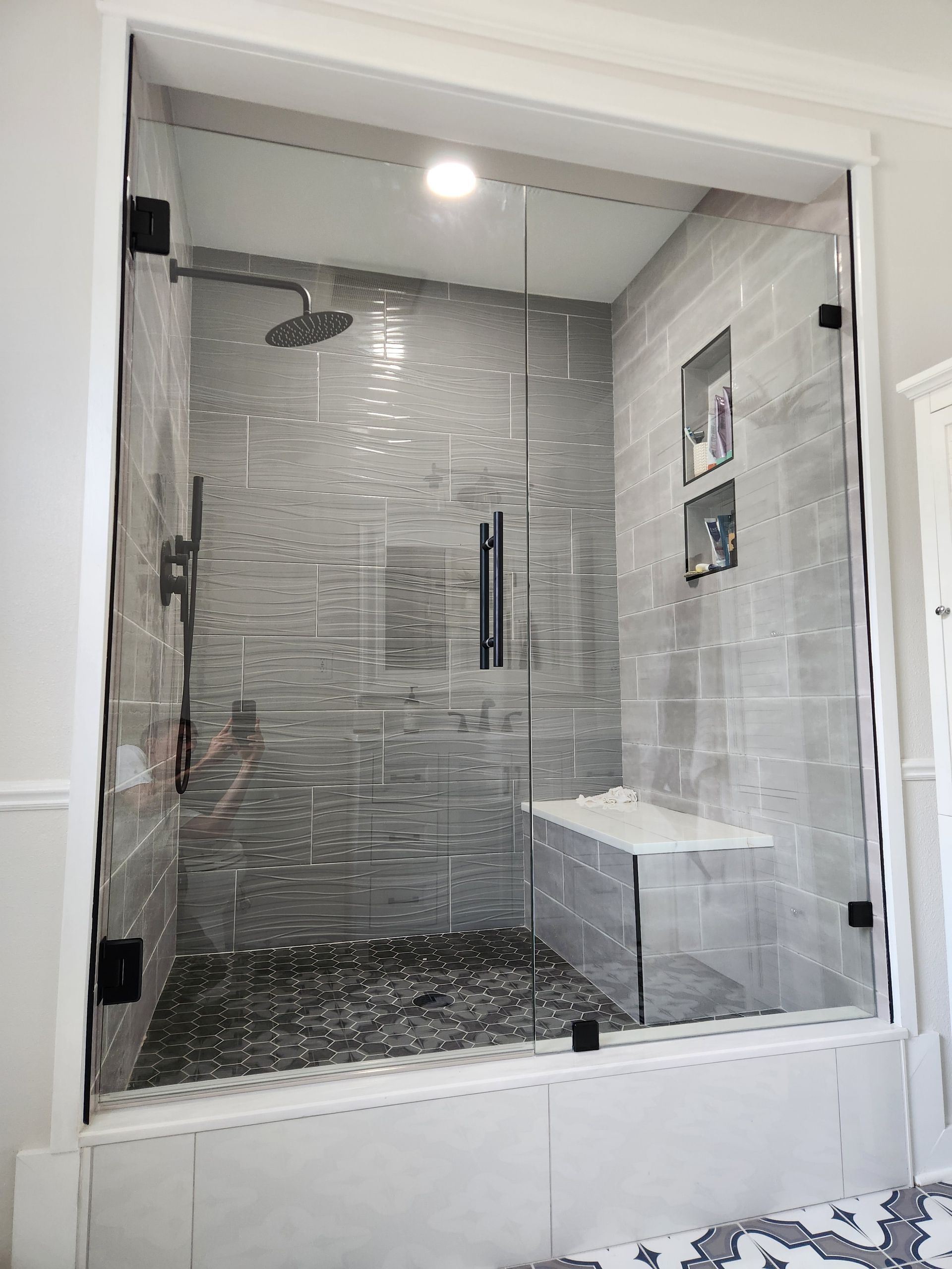 3/8 shower door