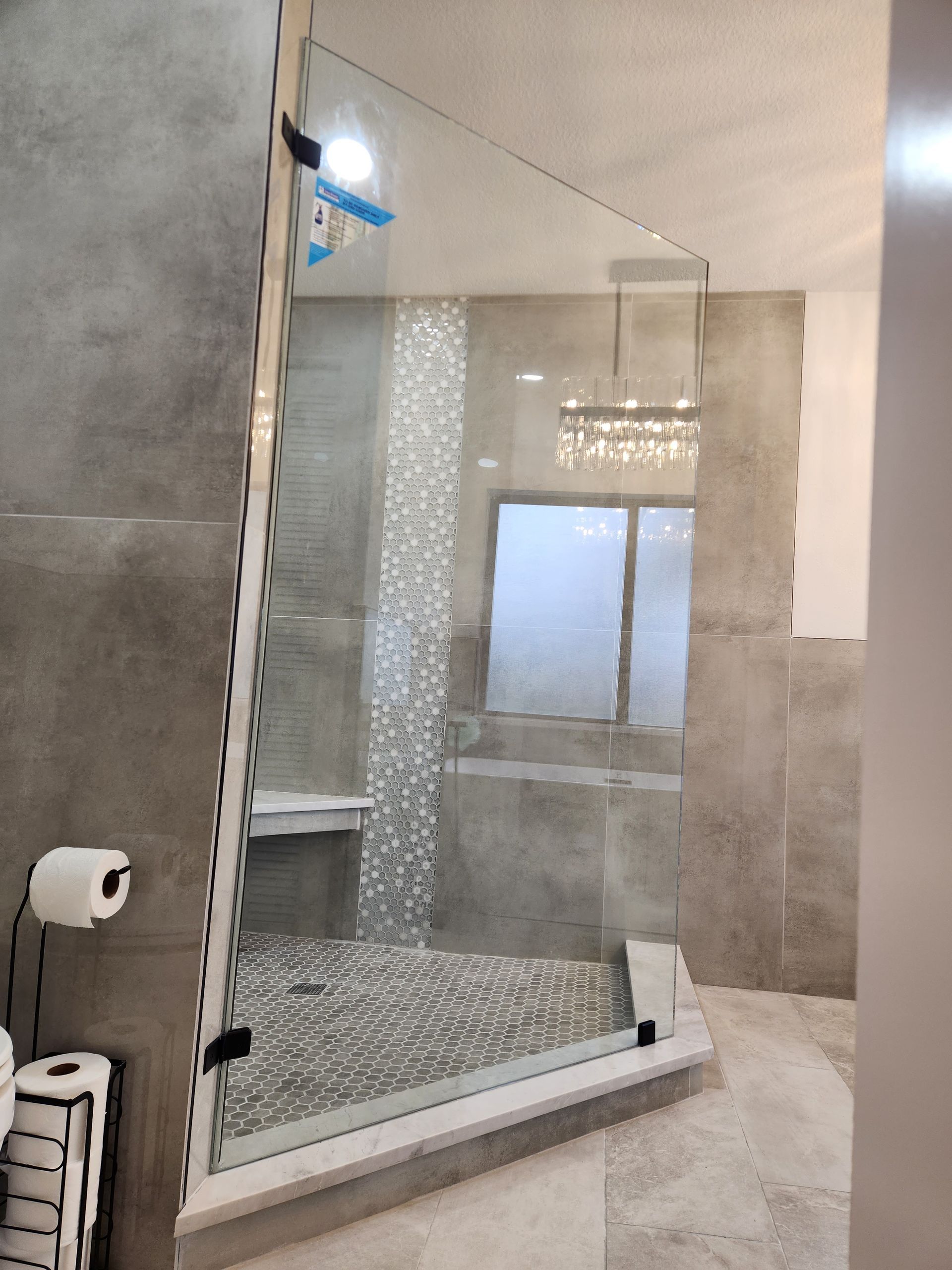 3/8 shower door