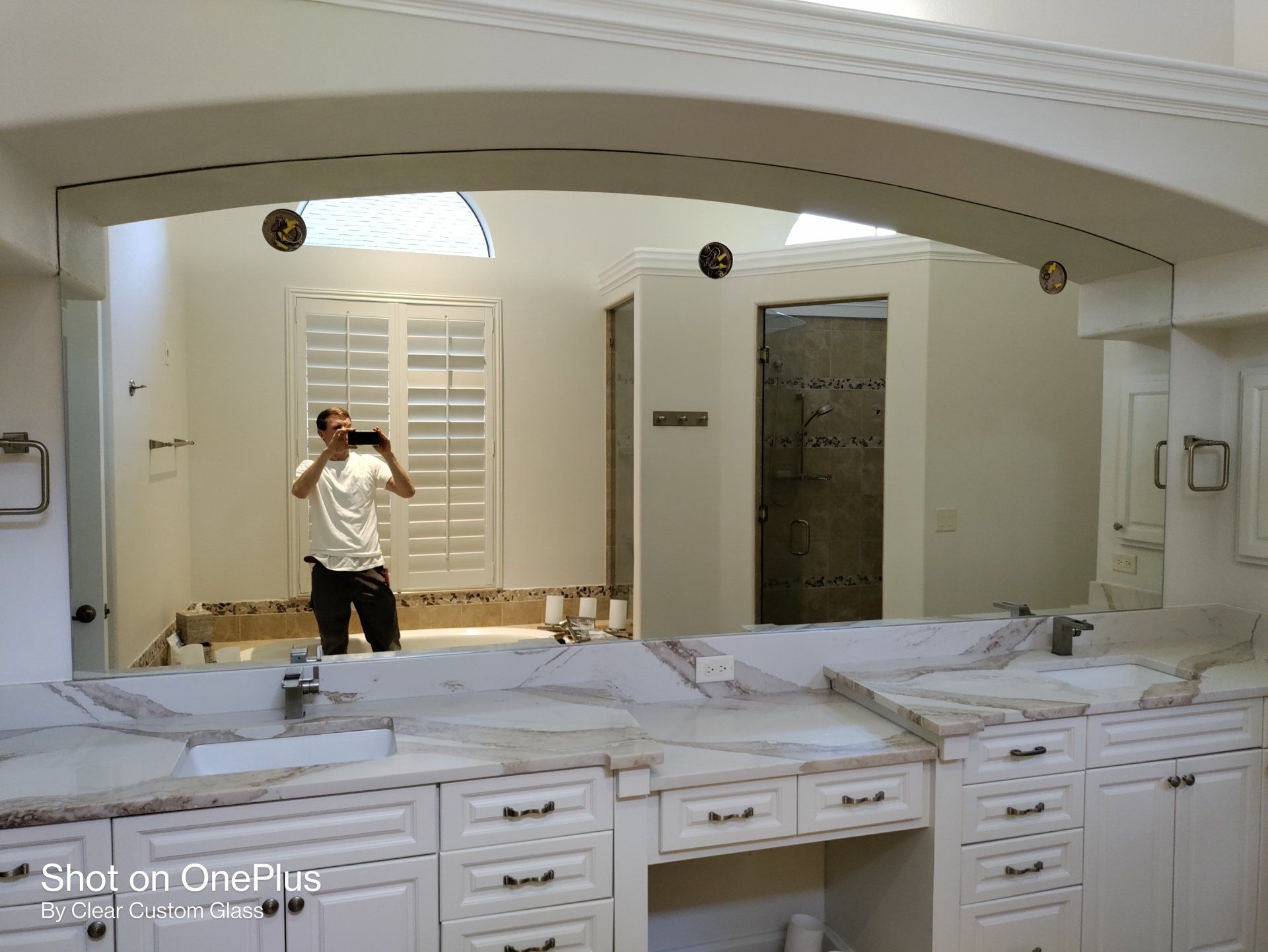 Mirror and glass work