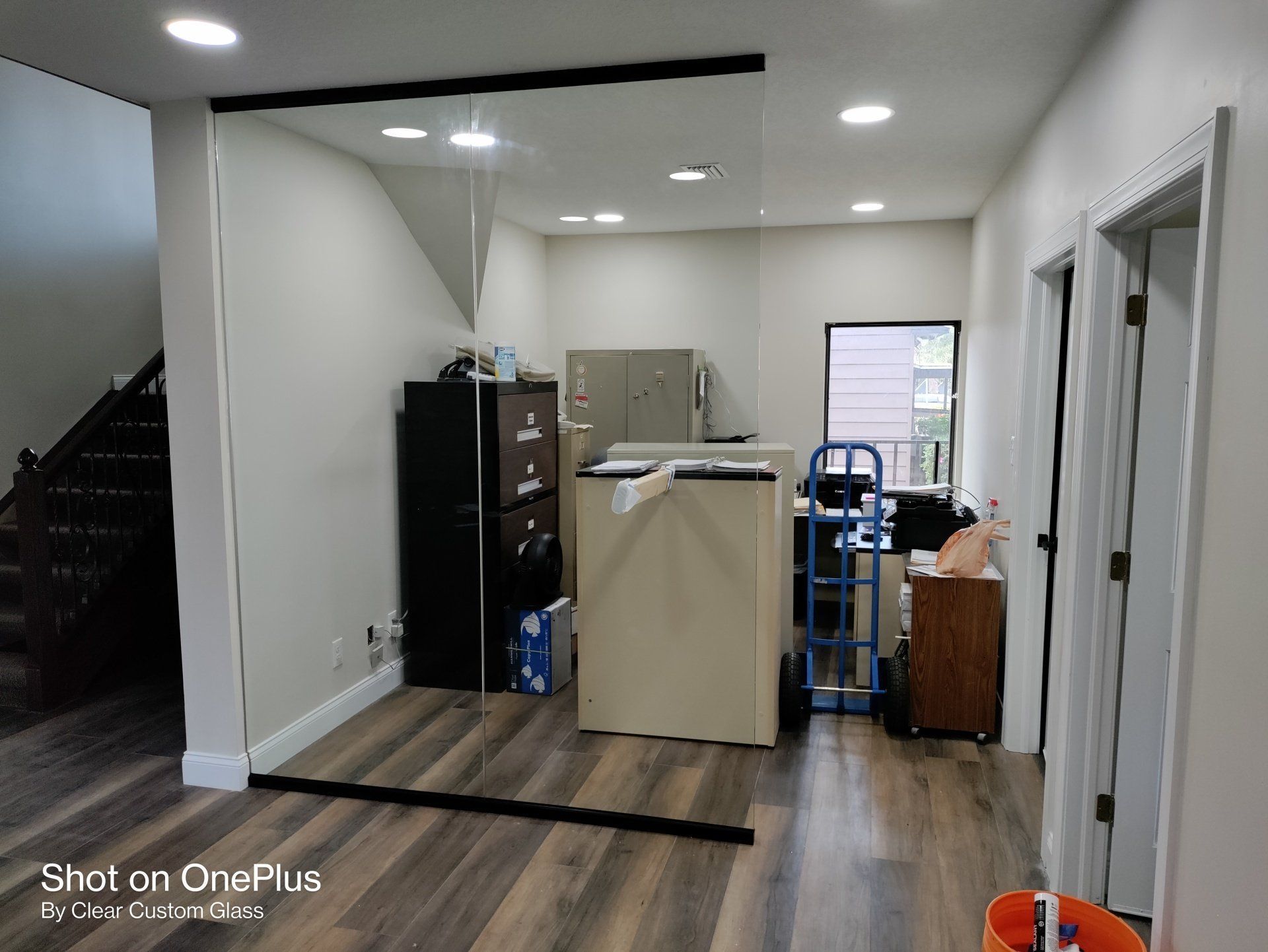 Mirror and glass work