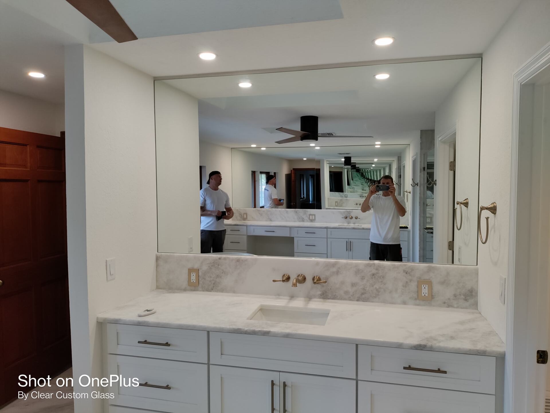 Mirror and glass work