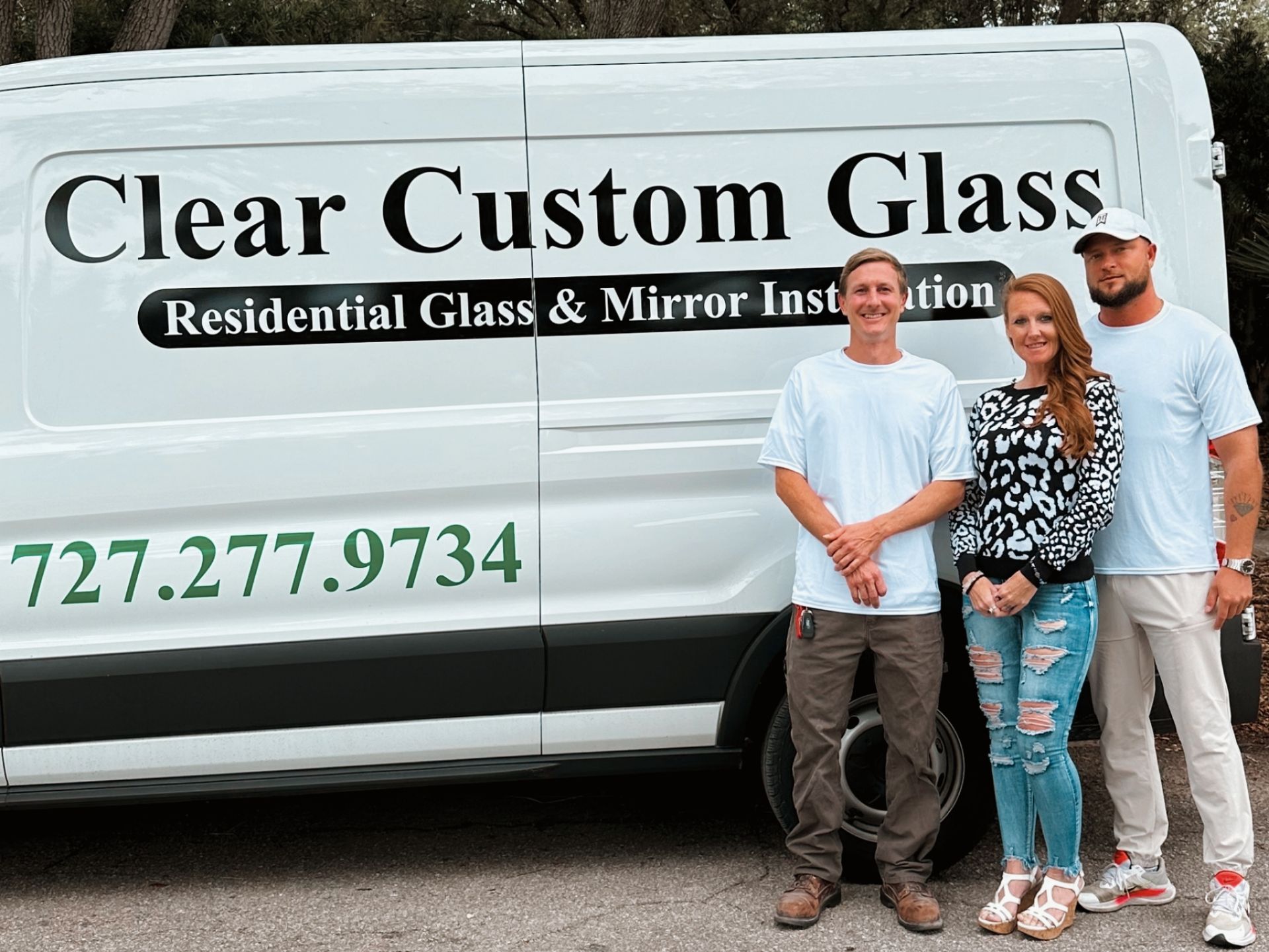 Clear Custom Glass owner and staff