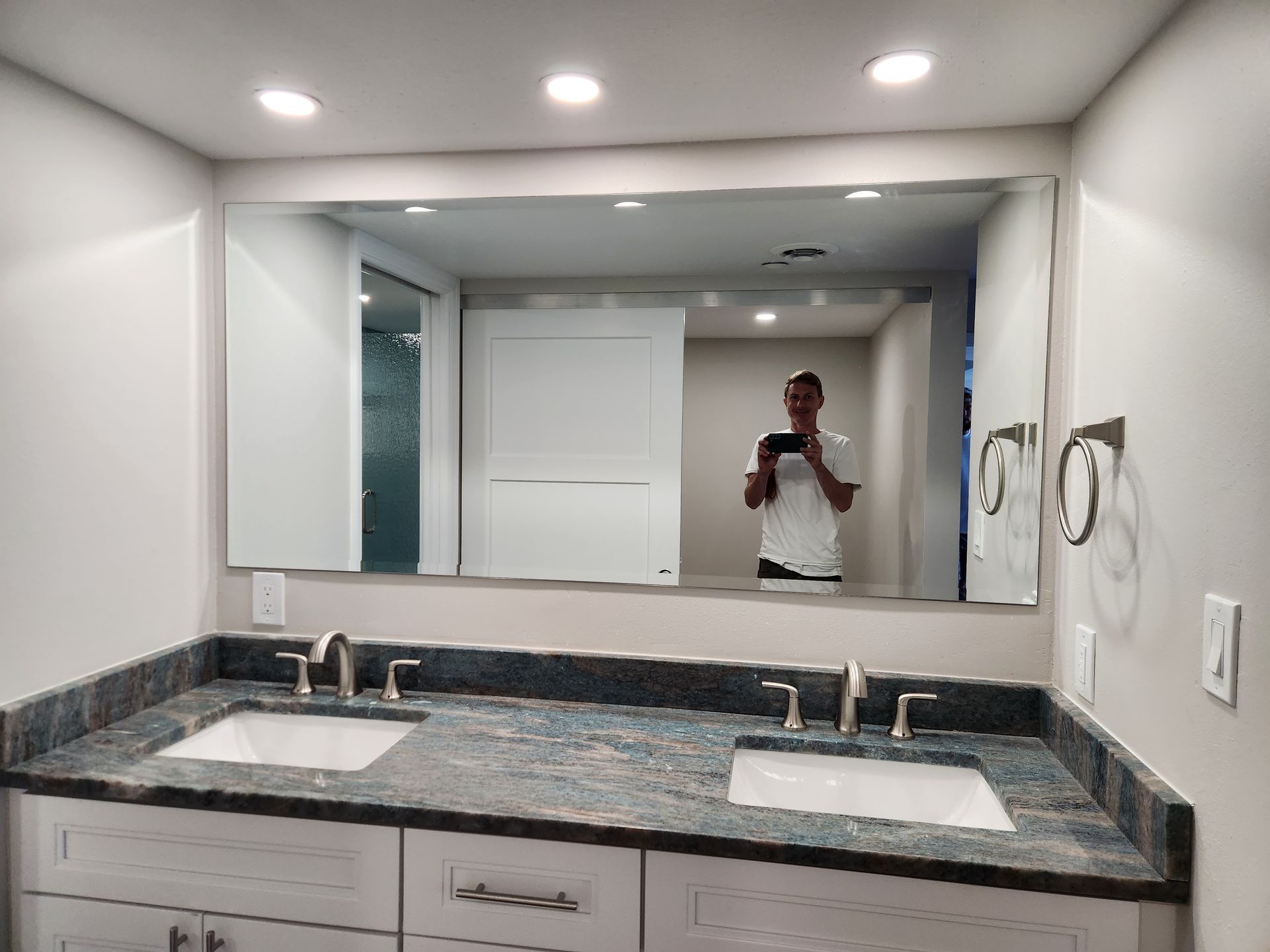 Mirror and glass work