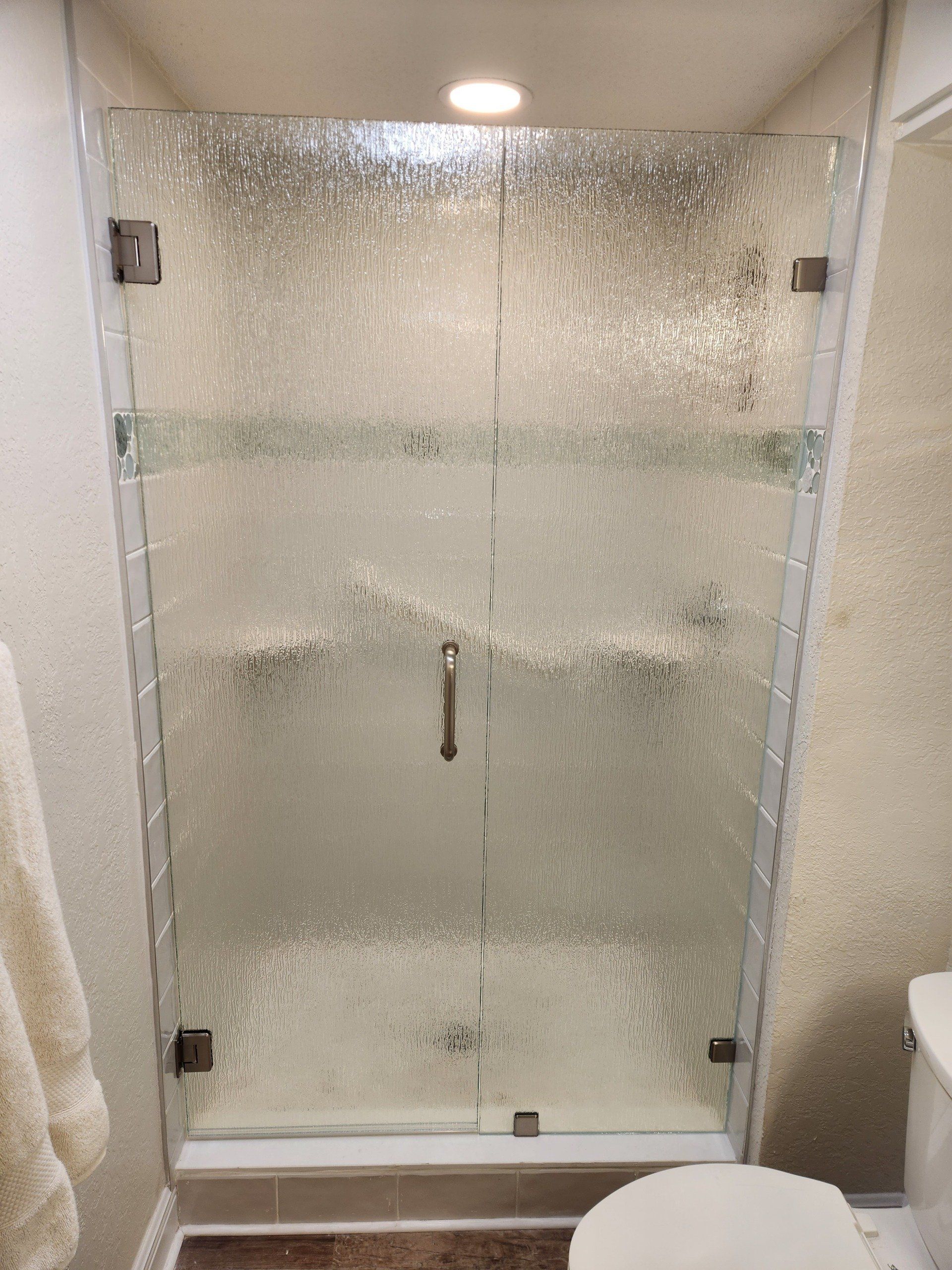 Shower Enclosure Rain Glass