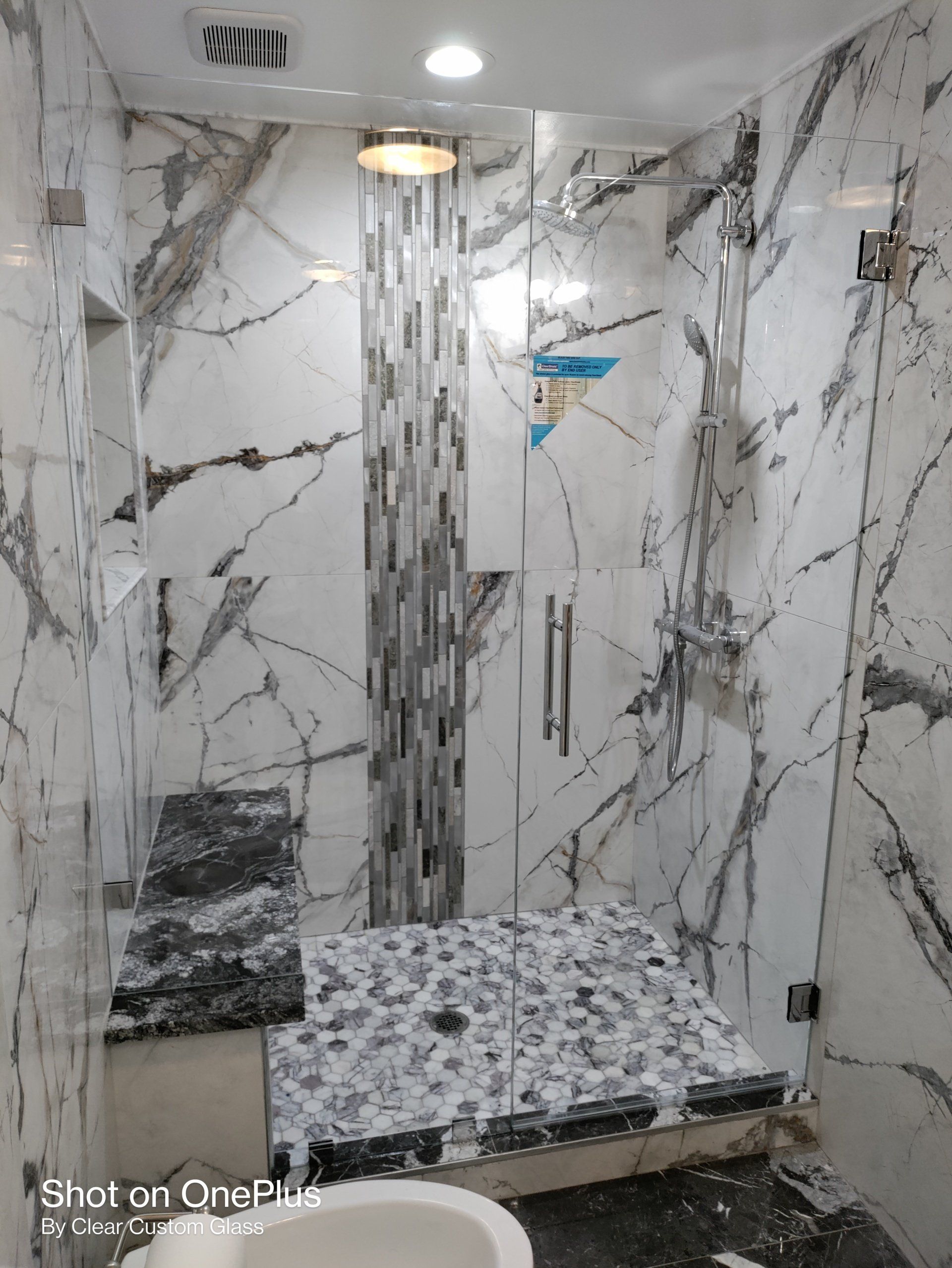 Shower Enclosure Iron Frameless