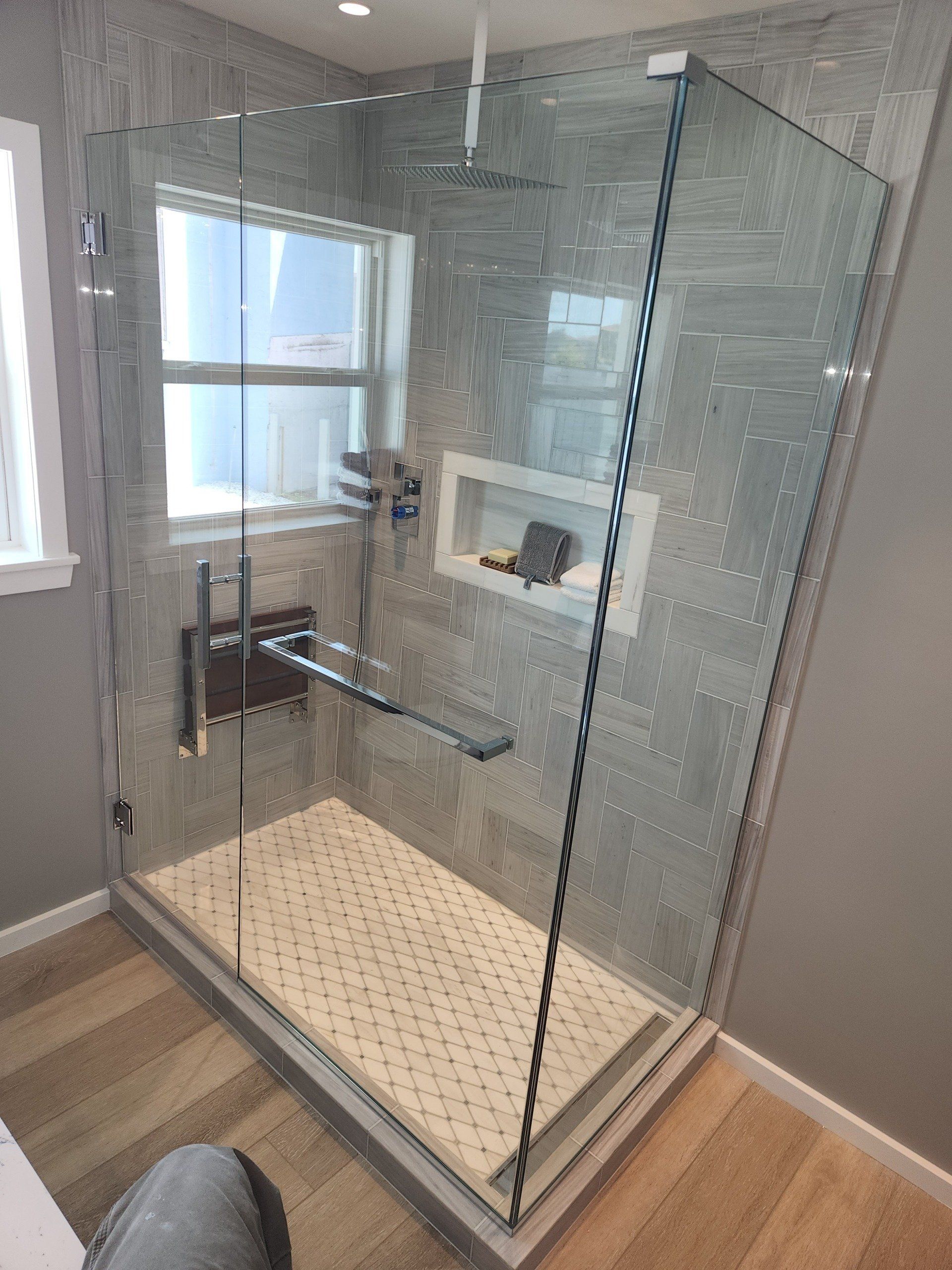 Shower Enclosure Chrome Frameless