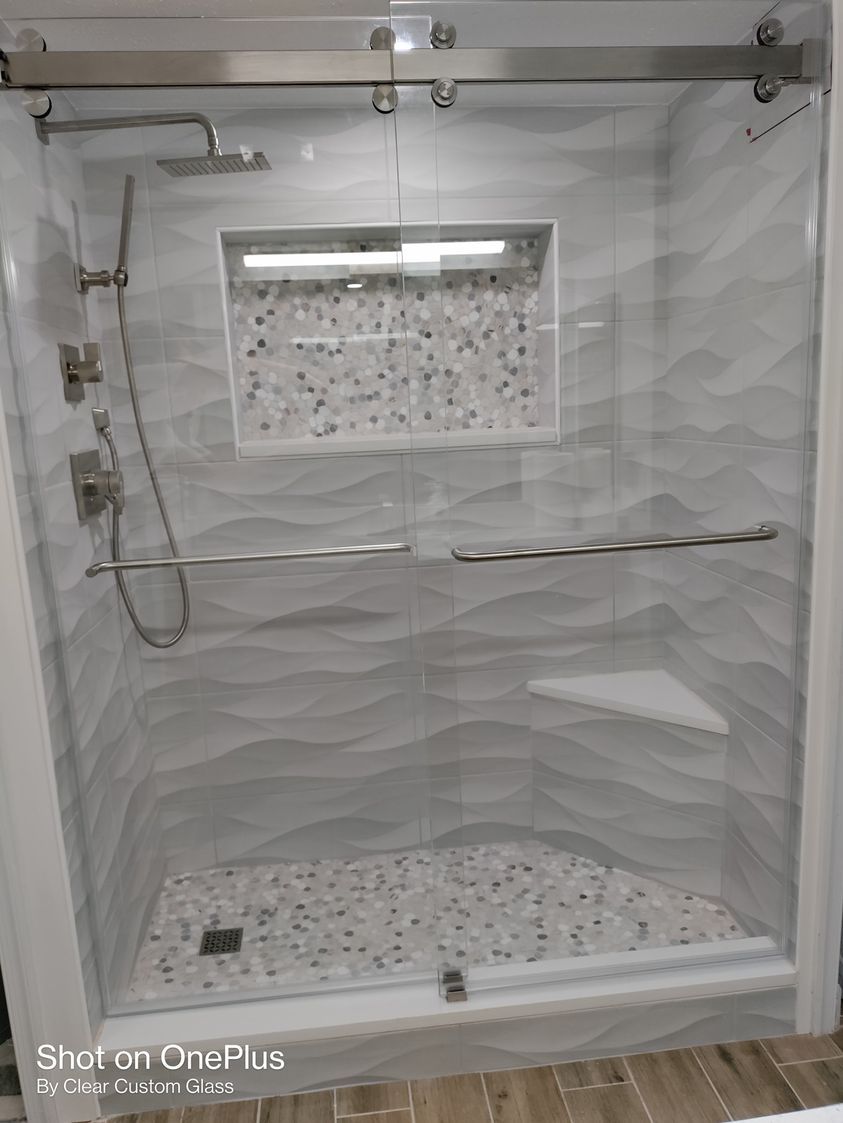 Shower Slider bypass low iron