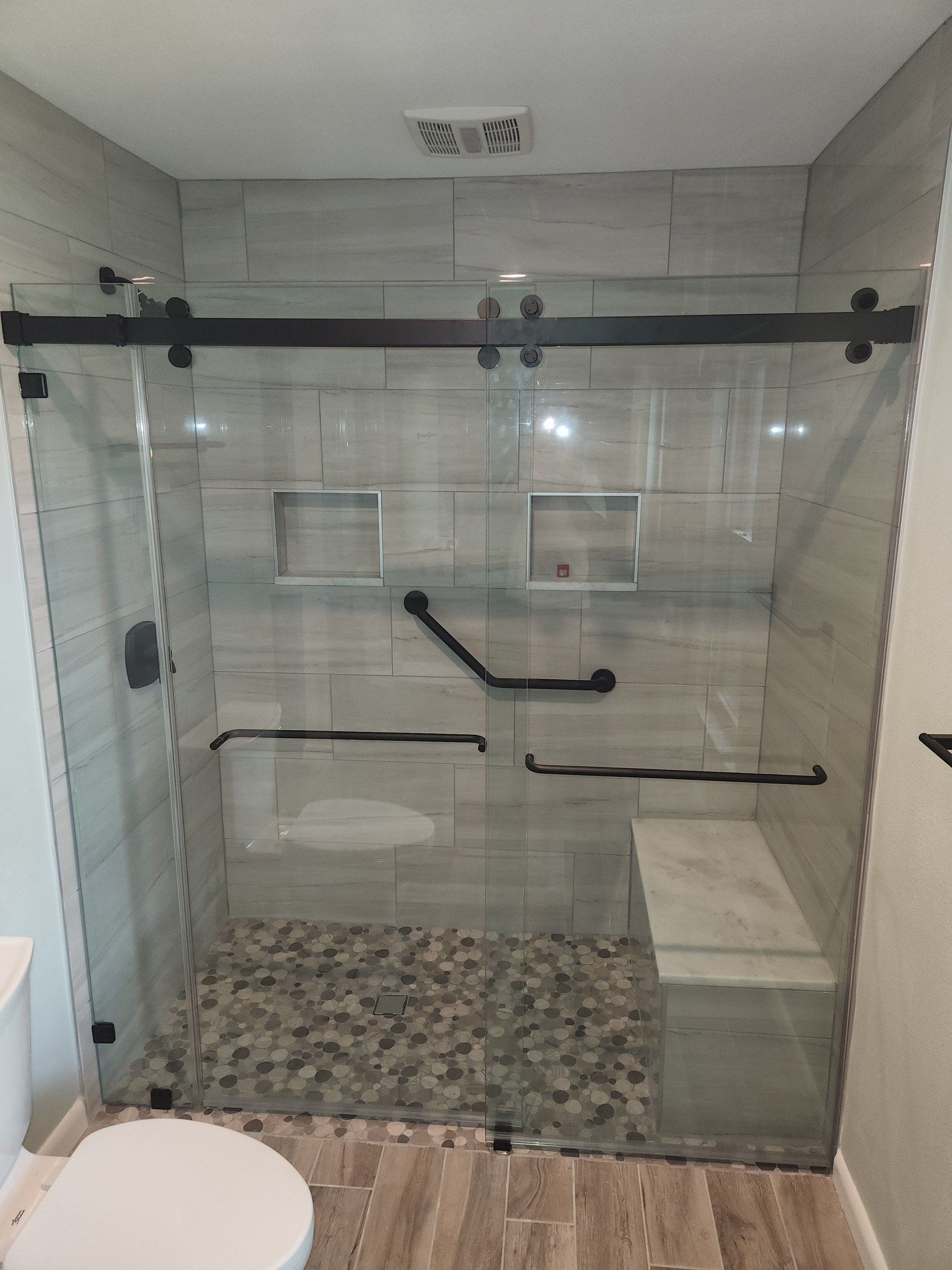 Shower Slider Extra Panel