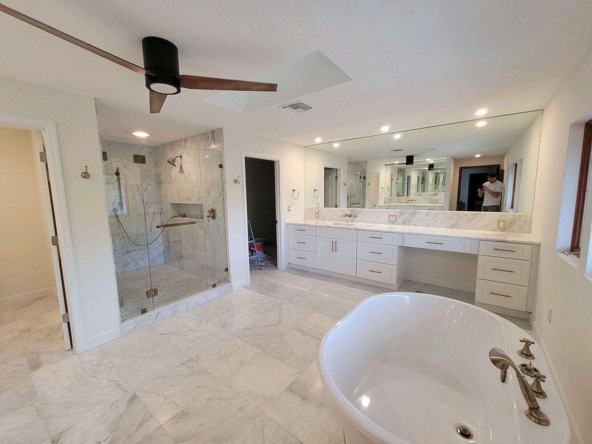 Mirror and glass work