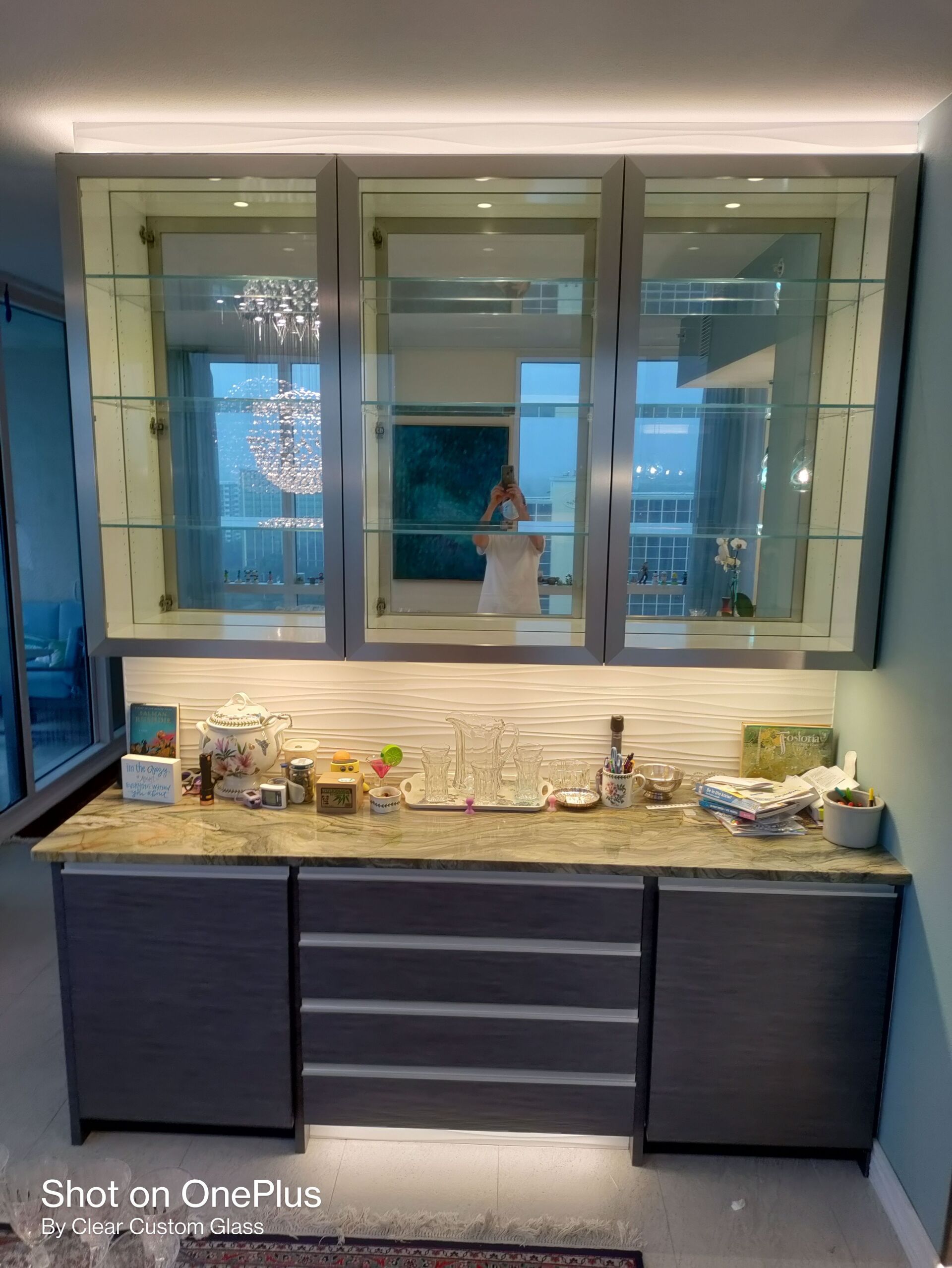 Mirror and glass work