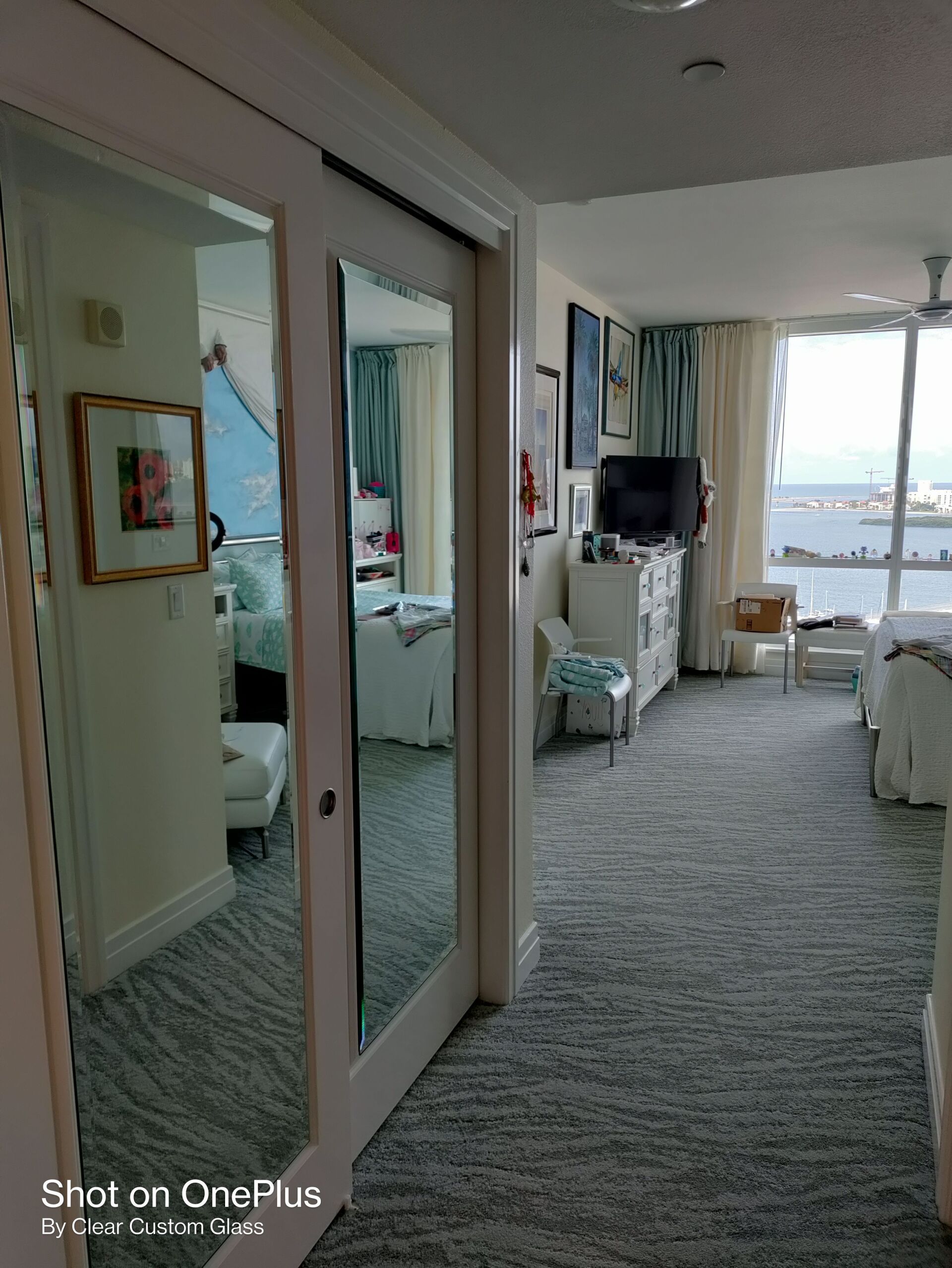 Mirror and glass work