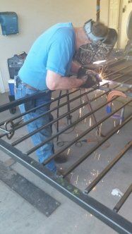 Welding for stairs