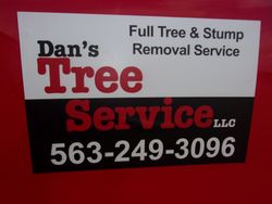 Dan's Tree Service LLC business card