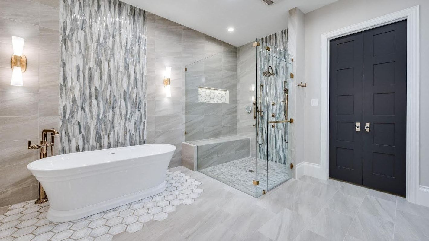 A kitchen with a large island in the middle of the room.