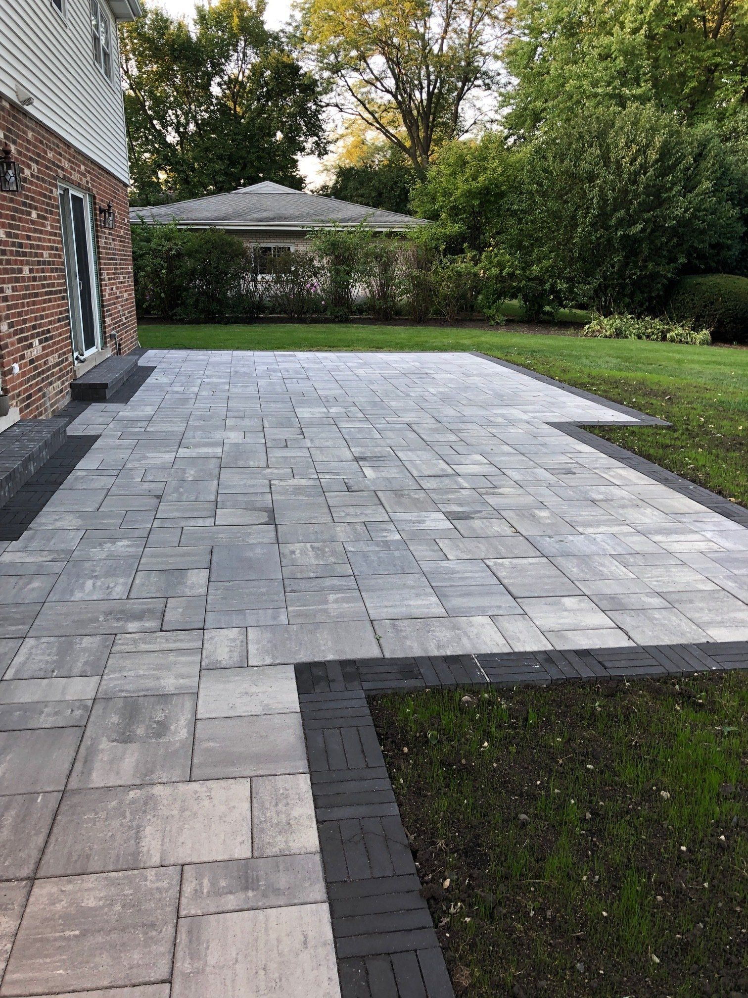 Brick pavement