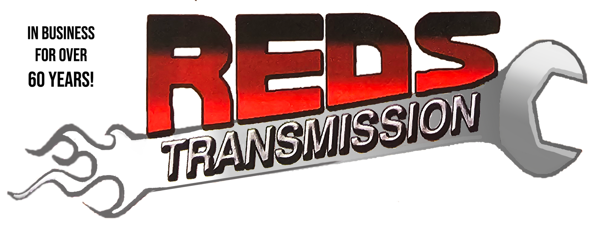 A reds transmission logo with a wrench on it