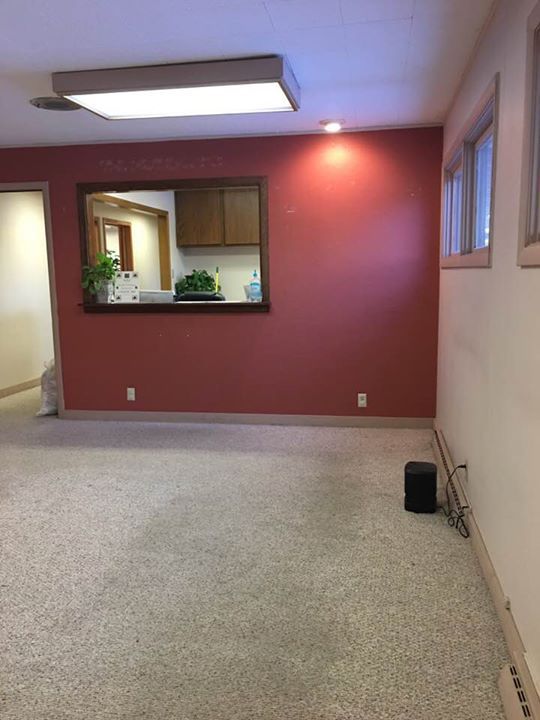 Before the transformation of waiting area