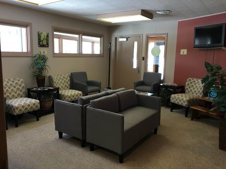 New furniture for the waiting area