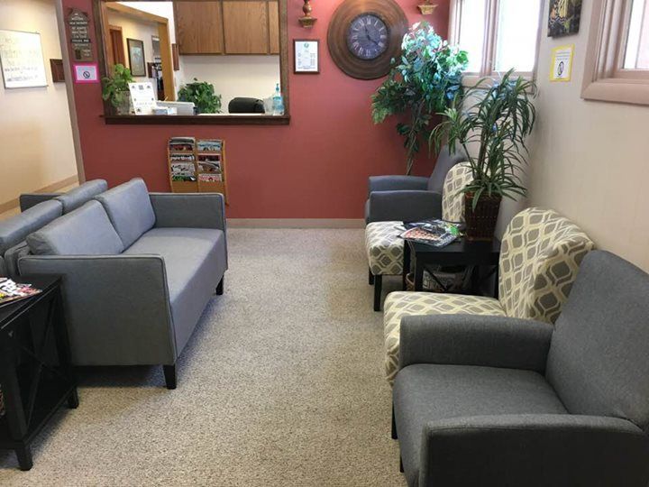 New furniture for the waiting area