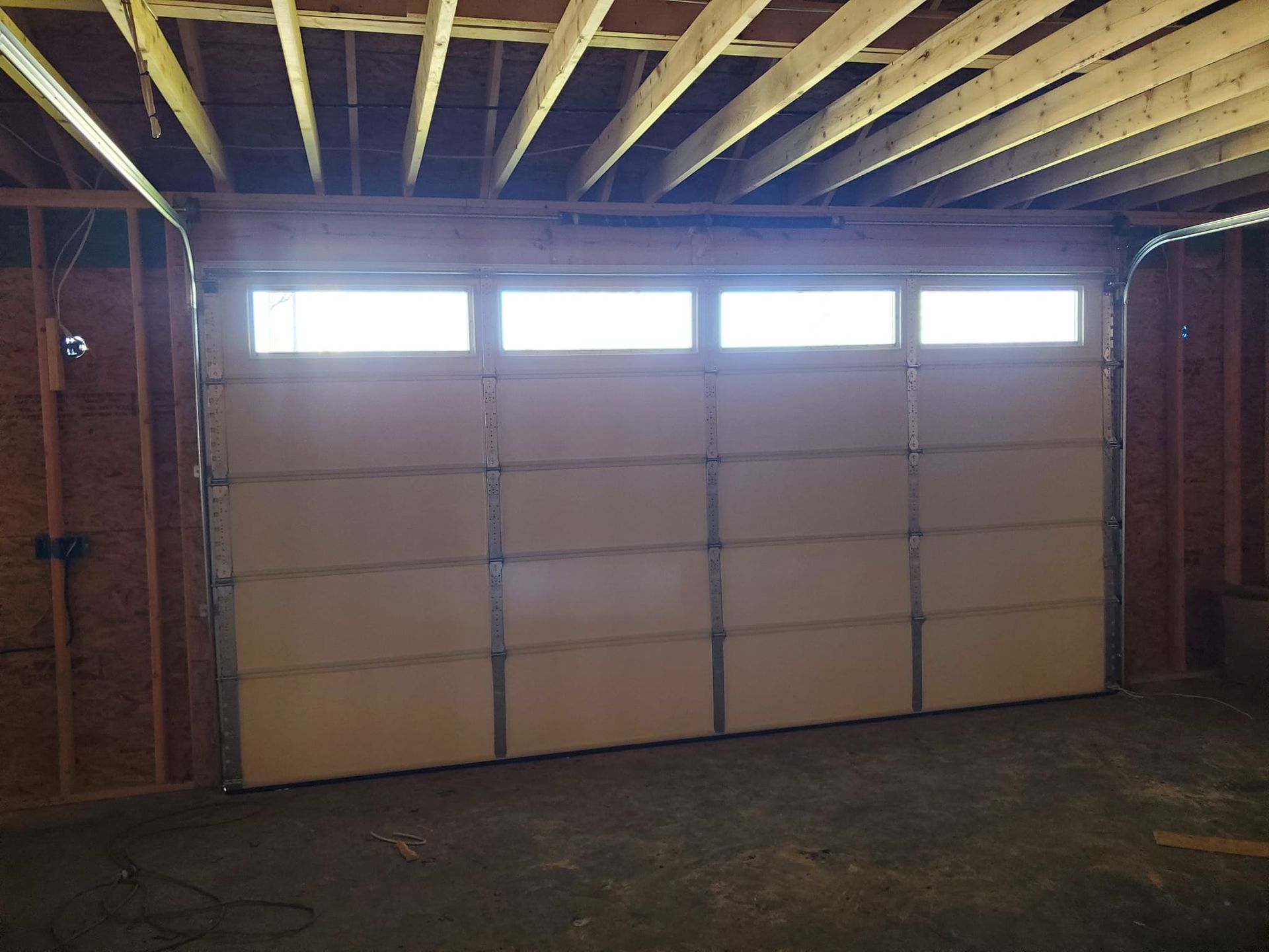 Overhead garage door