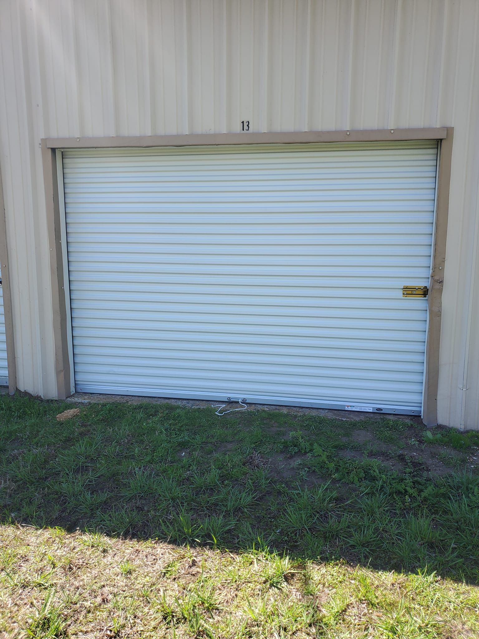 Overhead garage door