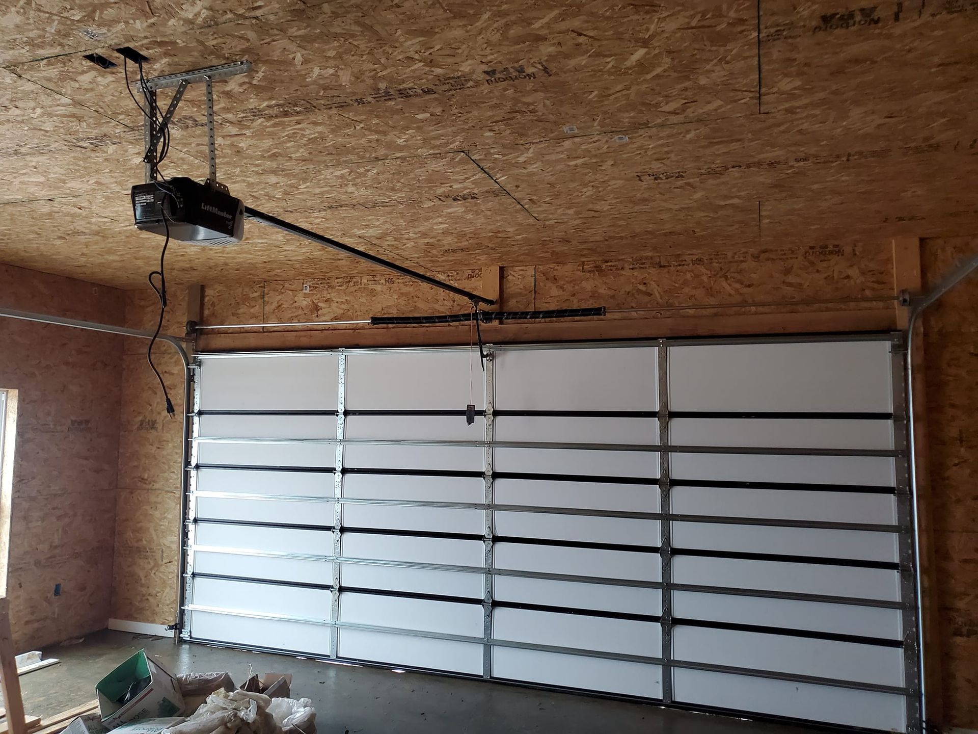 Overhead garage door
