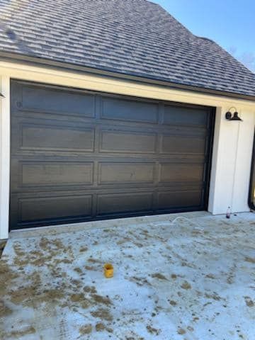 Overhead garage door