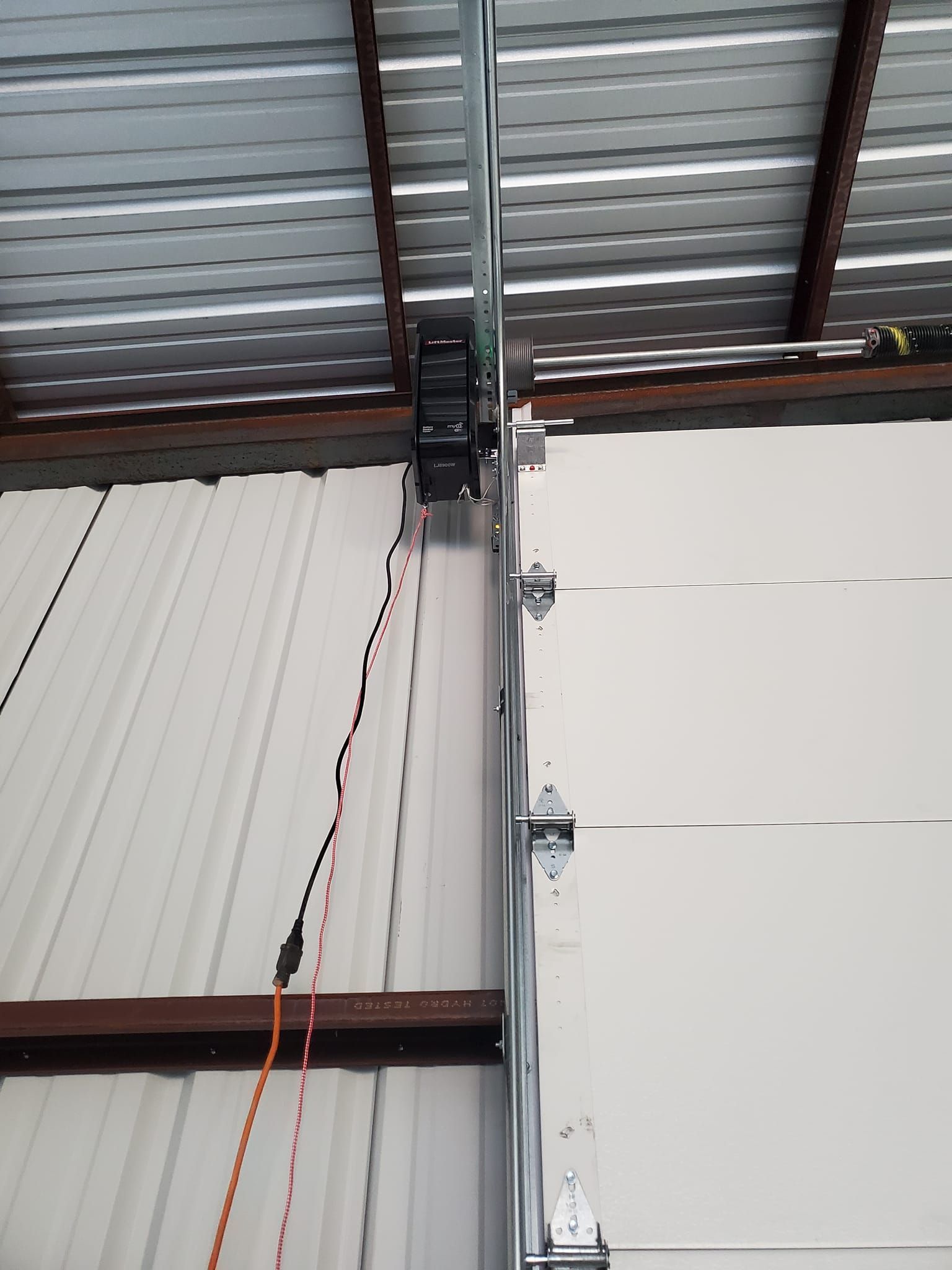 Overhead garage door