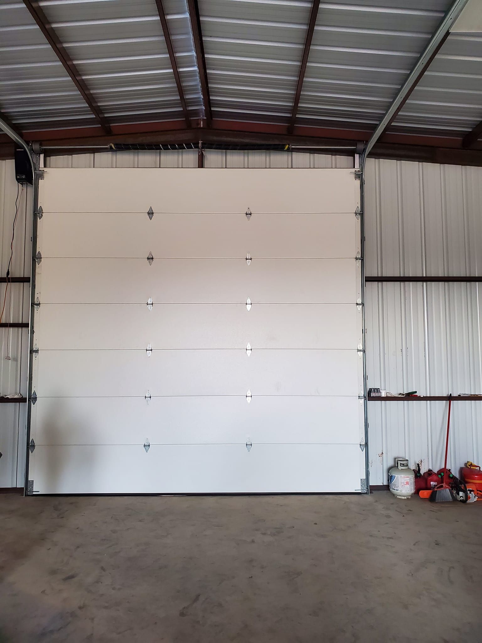Overhead garage door