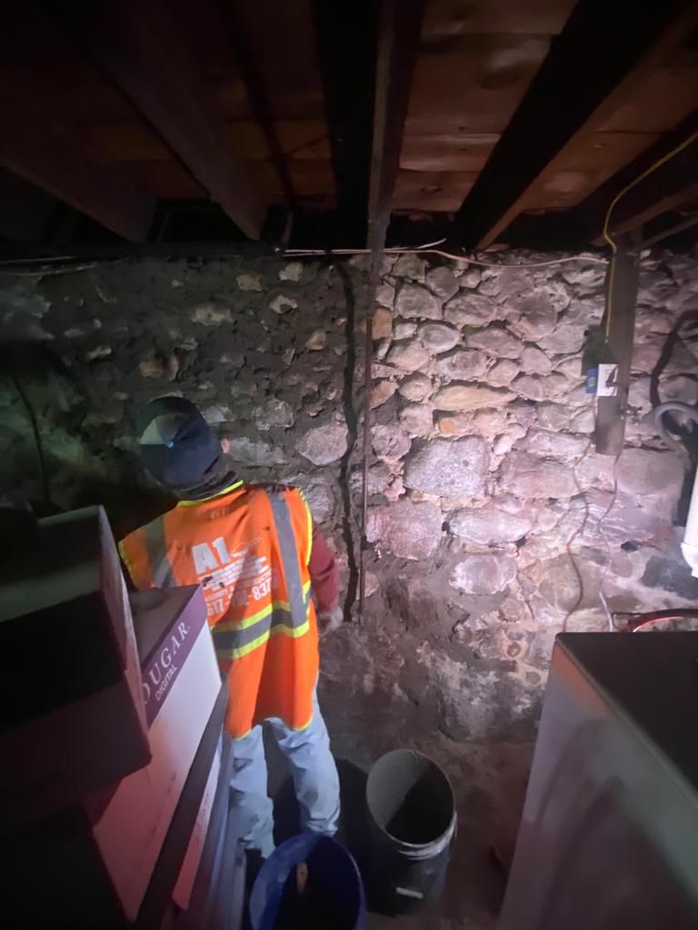 Basement Stone Wall