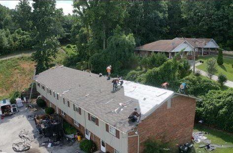 Roof under construction