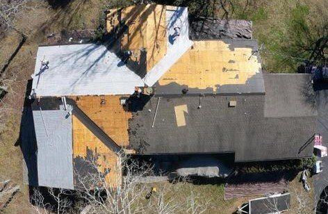 Roofing before construction